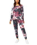 Chaser Womens Maternity Pullover Sweatshirt P8001286 Purple Tie Dye M