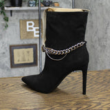 INC Reanna  Pointed Toe Ankle Boots Amputee Replacement Left Shoe Only Black 10M
