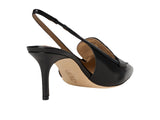 Lauren Ralph Lauren Khloe Leather Slingback Loafer Pump 802982850001 Black 8.5M