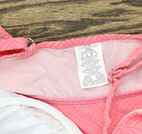 Swim Solutions Womens Swim Textured Underwire Tankini Top 806766 Guava Pink 14