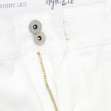 Style & Co. Womens White Mid Rise Skinny Jeans 100092093 White 16