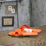 A New Day Womens Nina H-Band Slide Sandals 92244961 Orange 6.5M