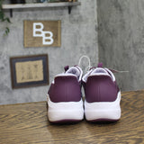 S Sport By Skechers Womens Prancie Step-Ins Low Top Sneakers Burgundy Purple 11M