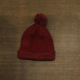 Adidas Twilight II 9" Lurex Ballie Pom Beanie 5149158 Active Maroon Red OSFA