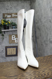 On 34th Womens Rachelle Stovepipe Boots 10019723900 Bone Smooth 6.5M