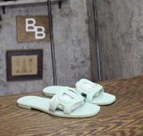 Steve Madden Womens Jellie Jelly Slide Sandal JELL03S1 Light Green 7M