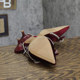 A New Day Womens Gwen Rhinestone Bow Heels 94656736 Burgundy Red 6.5M