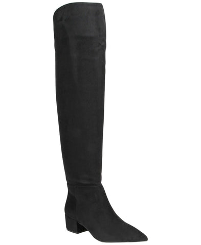 On 34th Womens Gabriellaa Over-the-Knee Boots 10019655400 Black Microsuede 5.5M