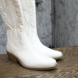 Wild Fable Kenzi Western Boots with Memory Foam Insole Ivory Off White 8.5M