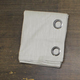 ZUZIFY Blackout Patterned Grommet Top Curtain Panel Textured Brown 50x84