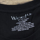 Wound Up Womens Graphic Do I Look A People Person T-Shirt Tee Black XL