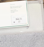 Lacoste Home Rectangle Anti-Microbial Bath Rug Micro Chip Gray 20" x 32"