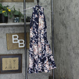 B. Darlin Womens Printed Mini Fit & Flare Dress I56FJ478 Navy Blue 1/2