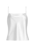 Alice + Olivia Womens Square Neck Harmon Drapey Slip Tank Off White M