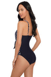 Magicsuit Saki Soft Cup Adjustable Strap One Piece Swimsuit Black / White 16