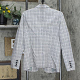 A New Day Women's Plaid Long Sleeve Blazer 564689