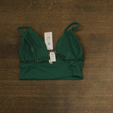 Mimi Flamingo Lido Rib Blake Midkini Tankini Top 900050604 Emerald Green 12