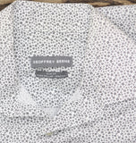 Geoffrey Beene Flex Spread-Collar Dress Shirt Dark Gray Multi S 14-14 1/2 32/33