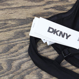 DKNY Womens Balconette Bikini Swim Top DIMTS401 Black M