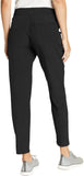 Eddie Bauer Travel Pants  Lightweight Elastic Waistband Ankle Pants Black XL