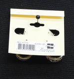 Ear Sense Womens Fashion Open Pattern Hoop Earring Silver Gray 1"