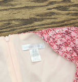 London Times Womens Surplice Faux Wrap Short Sleeve Dress T7764M Pink 6