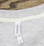 Wild Fable Womens PeachySoft French Terry Fleece Crewneck Sweatshirt Gray L
