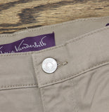 Gloria Vanderbilt Amanda High Rise Straight Leg Jeans Hazelnut Brown 16W
