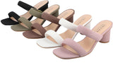 Journee Collection Womens Double Strap Puff Aniko Tru Comfort Sandals White 8M