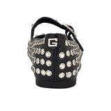 Guess Womens KALIDAL Mary Jane Flat Rhinestone GWKALIDAL Black 7.5M