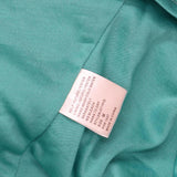 L'atiste by Amy Womens Knit Textured Open Back Babydoll Dress Teal Blue M