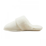 Auden Womens Rae Velvet Scuff Slippers 91639574 Cream Off White M (7/8)