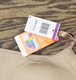 Warner's Easy Does It No Dig Wire-Free Bra 15540760307 Toasted Almond Brown 2X