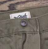 Woolrich X TGT Mid-Rise Straight Fit Cargo Twill Jeans Pants Olive Green 40x32