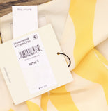 Calvin Klein Printed Chiffon Sleeveless Woven Top Lemon Amber Yellow Multi S