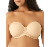 Wacoal Red Carpet Full Figure Underwire Strapless Bra Naturally Nude Brown 34G