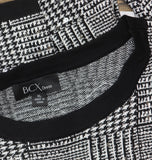 BCX Juniors Round-Neck Sequin-Embellished Bodycon Dress 1103894 Black Multi XL