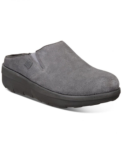 Fitflop Womens Loaff Suede Clogs Slip On Shoes B80 Gray 8M