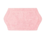 Home Weavers Plush Tufted Cotton Bath Rug Mat with Non-Slip Backing Pink 24x40