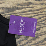 Yummie Womens Seamless Removable Pads Bralette Bra 166f7be4e5af2e Black M/L