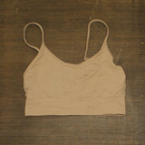 State of Day Womens Seamless Bralette 100180230 Nude Blush Brown L