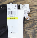 Becca Sheen Triangle Bikini Top with Contrast Seaming 109057 Black M