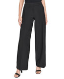 Karl Lagerfeld Womens High-Waist Wide-Leg Pants G47PN31A Black 8