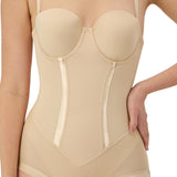 Maidenform Womens Shaper With Built-in Bra Shaper 1256 Latte Lift Brown 36D