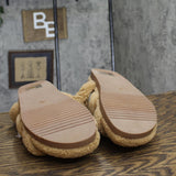 Wild Fable Womens Hayley Shearling Sandals 90870705 Tan Brown 10M