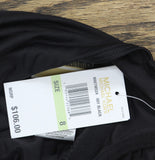 Michael Michael Kors Iconic Solids One Shoulder One-Piece Swimsuit Black 8