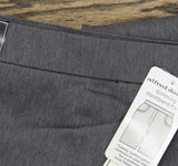 Alfred Dunner Womens Proportioned Short Allure Slim Pant Pants Gray 18 Short