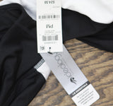 Id Ideology Petite Colorblocked Cropped Capri Leggings Noir White / Black PM