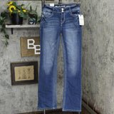 Wallflower Women's Luscious Curvy Bootcut Mid-Rise Insta Stretch Juniors Jeans