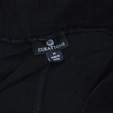 Curations Womens Knit Stretch Gauze Pants 166385b3094675 Black M